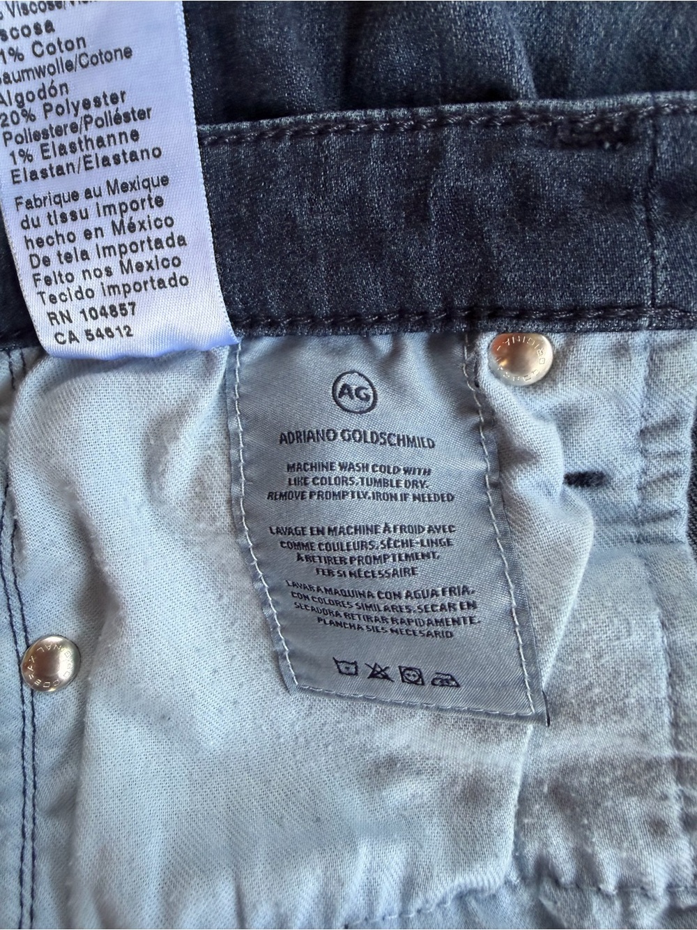 Ag Adriano Goldschmied Dark Blue Skinny Jeans - Picture 8 of 12